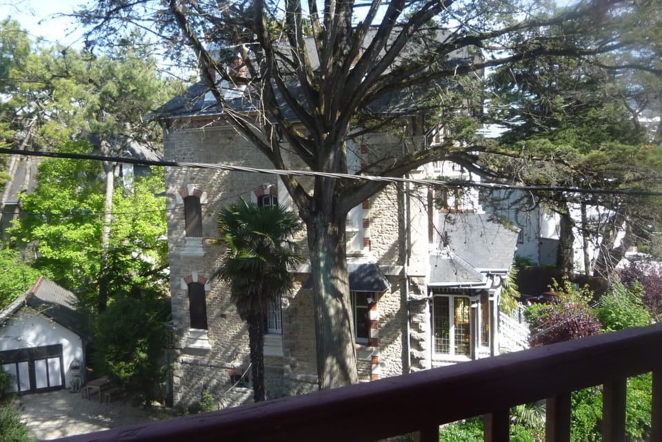 View of the living room from the balcony