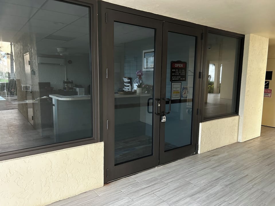 Office - registration desk is across from the office.  