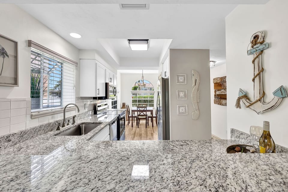 Enjoy a complimentary bottle of wine in your perfect kitchen. 