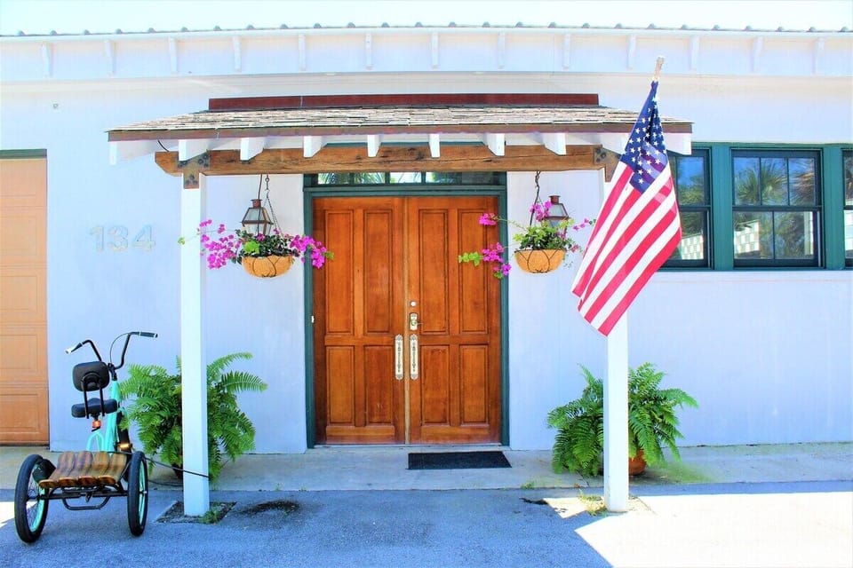 Pool entrance