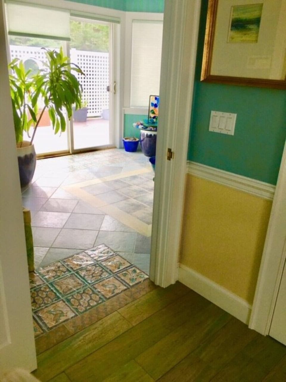 entrance to one bedroom
