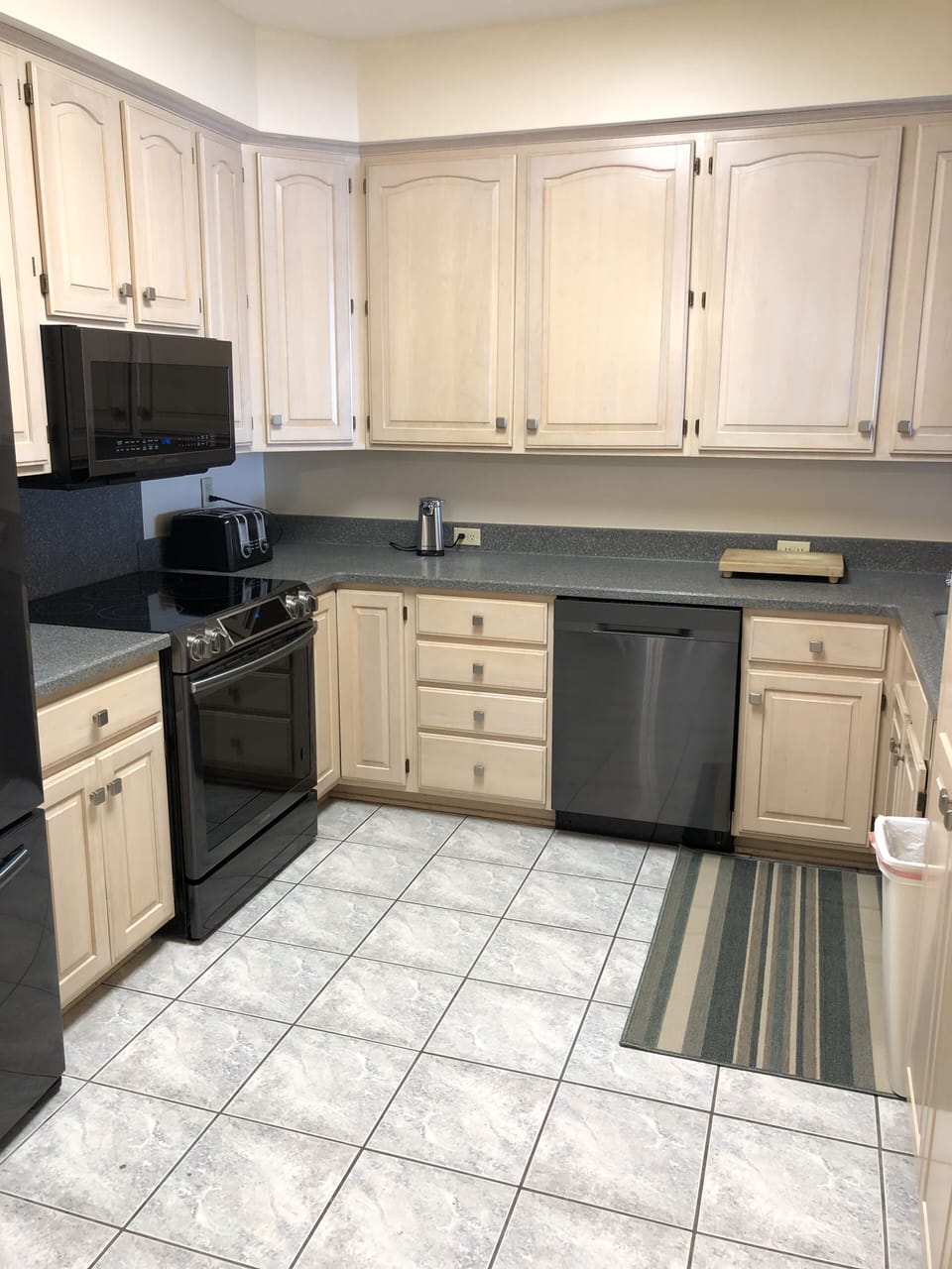 High End Black Stainless Steel Appliances