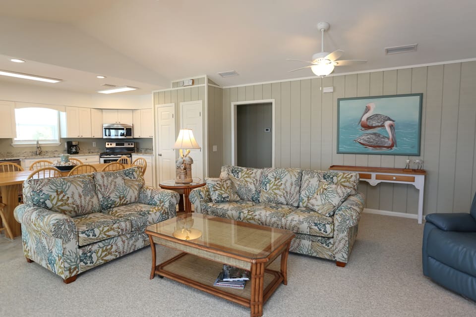 One More Time Living Room & Dining Area