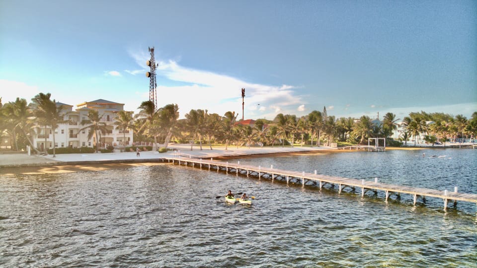 Kayaking by the pier!