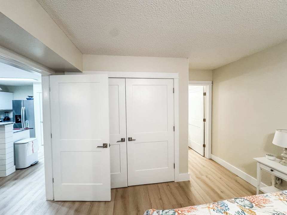 Brand new doors throughout the entire condo that are beautiful & modern.