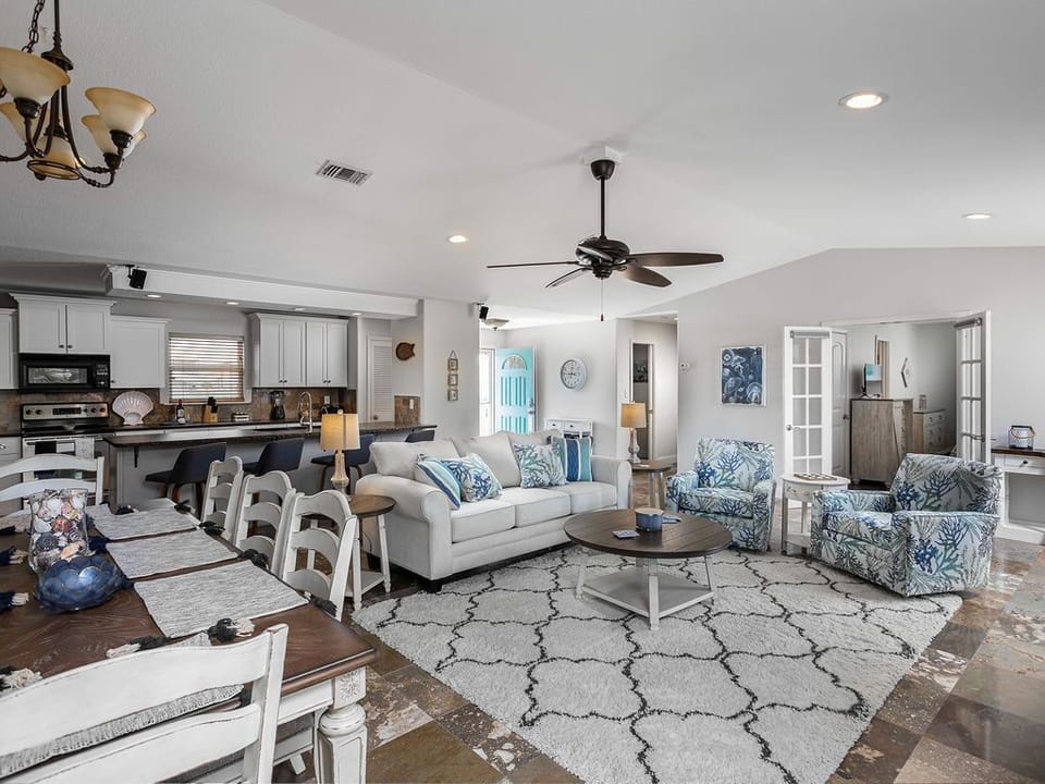 Queen sleeper sofa & swivel rocking chairs