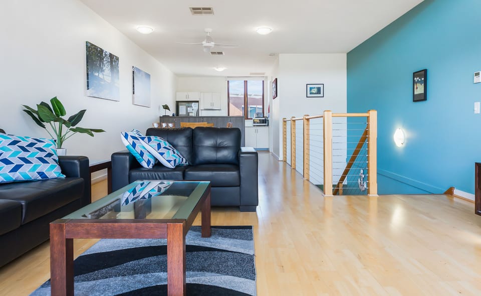 Villa 39 South Shores Resort, Normanville - living room & stair well