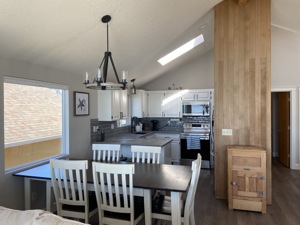 Dining and kitchen  