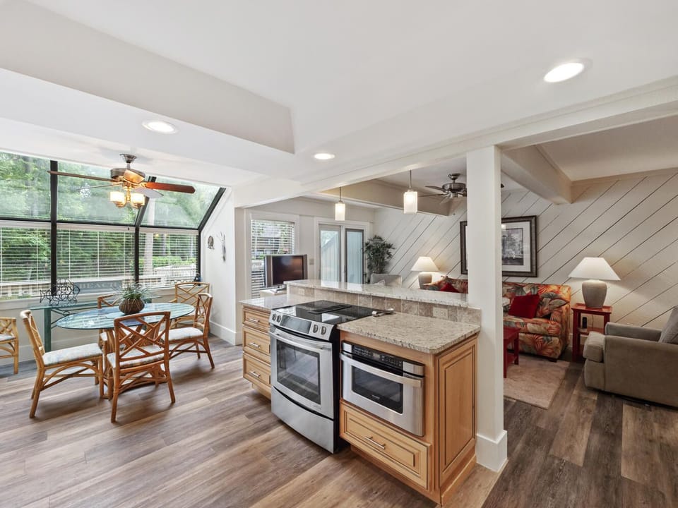 Fully Equipped Kitchen with Center Island