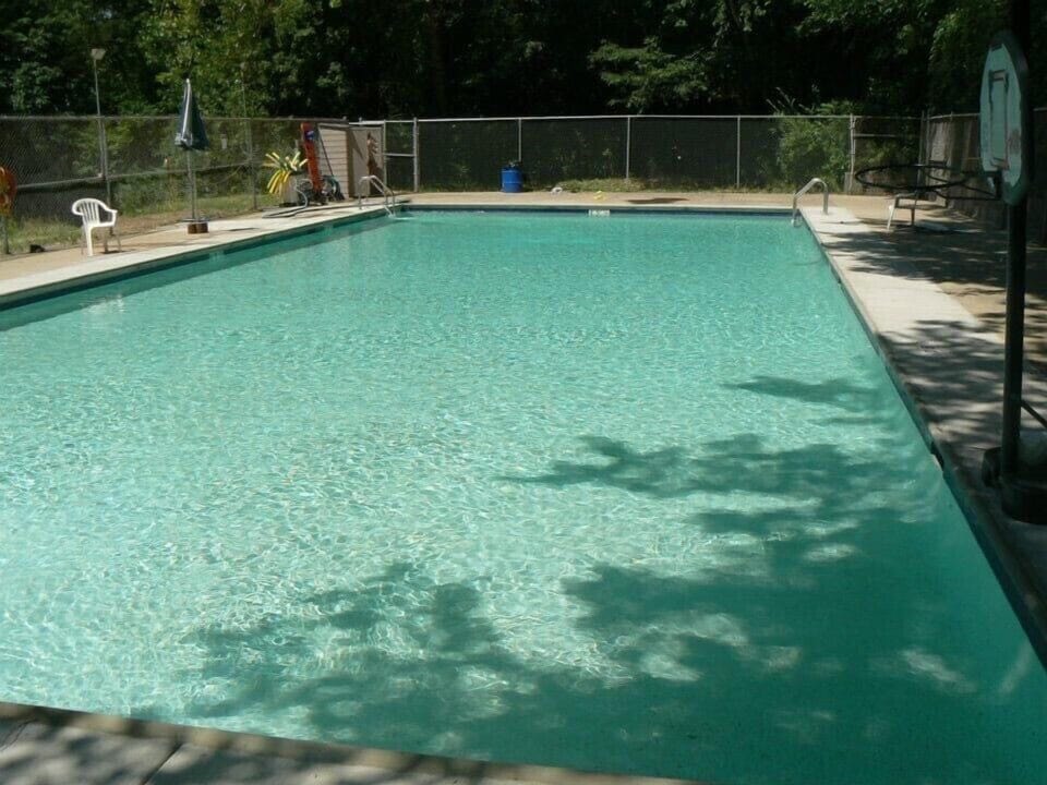 Our pool is available by guests staying at any of our three rentals