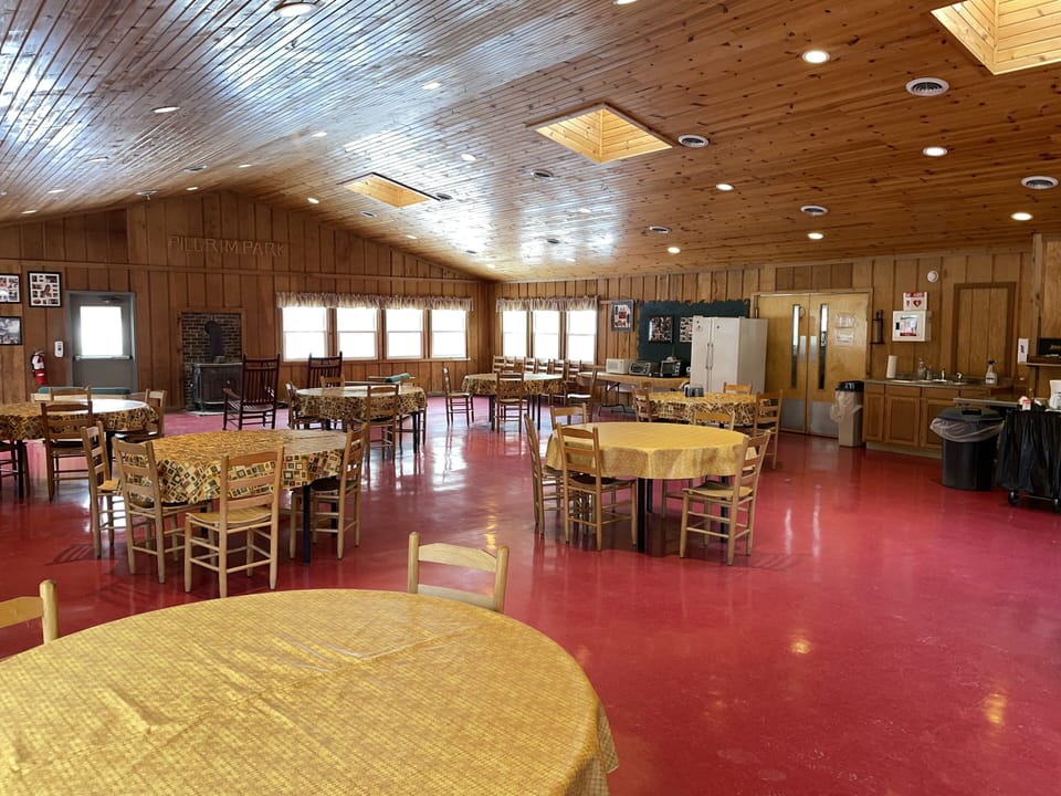 dining hall and kitchenette