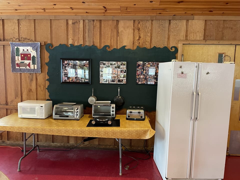 kitchenette cooking area
