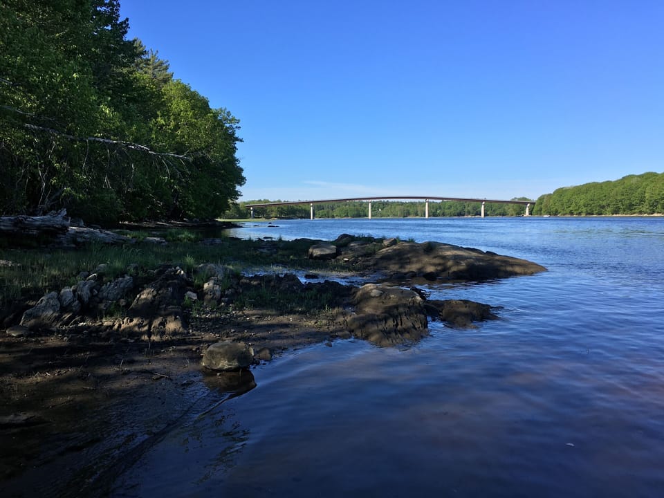 View from fishing spot