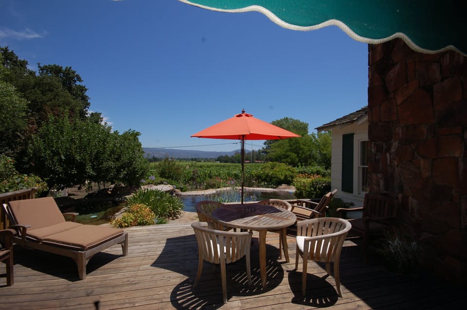 View from the deck overlooking the Valley floor.