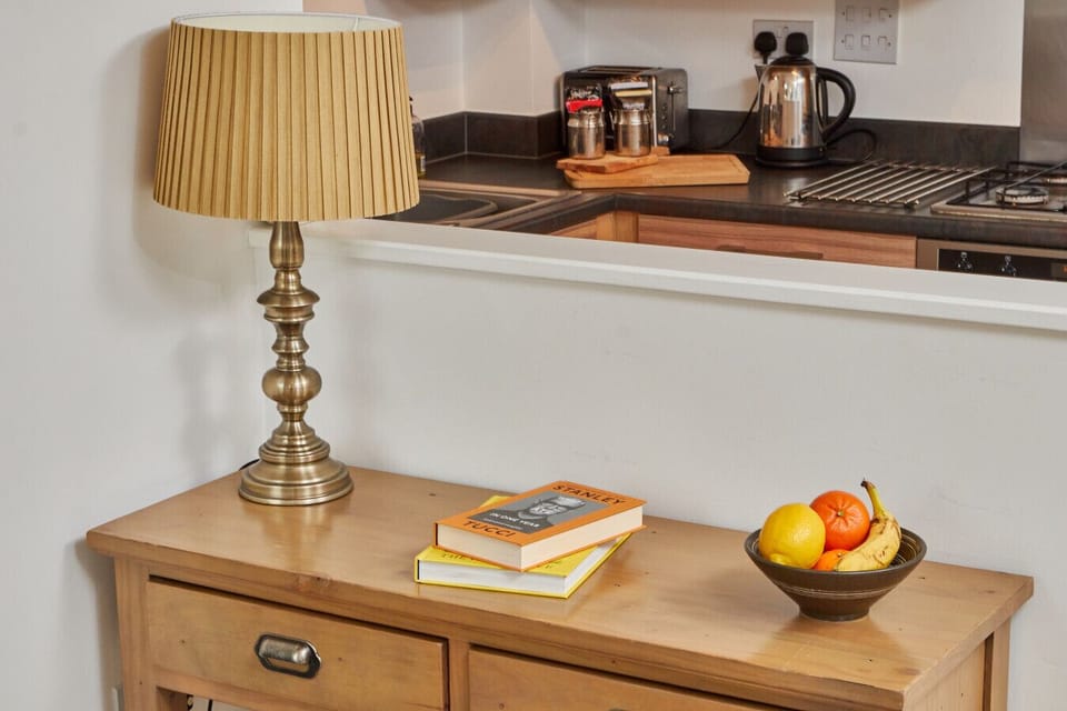 Tasteful decor and storage