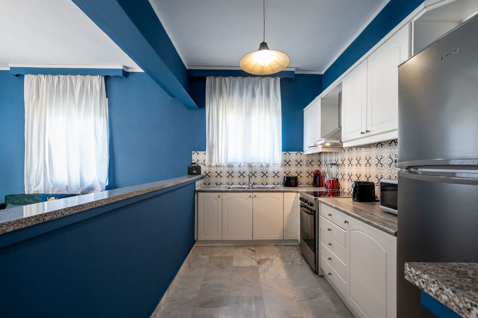 Spyros apartment 3 Platanes Rethymno Crete Kitchen