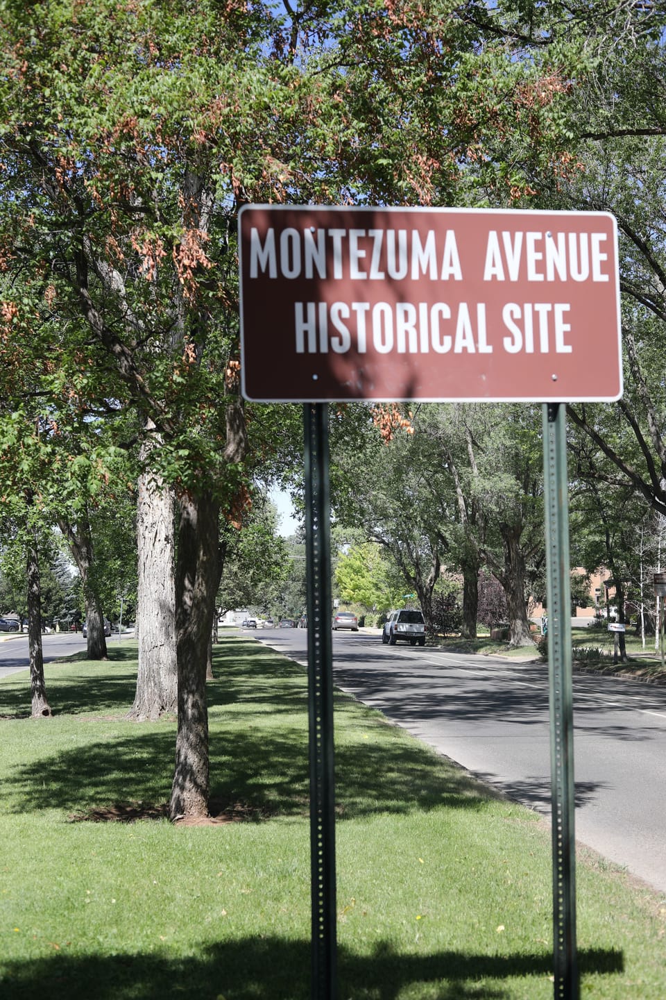 Townhome is located on Historical Montezuma Avenue