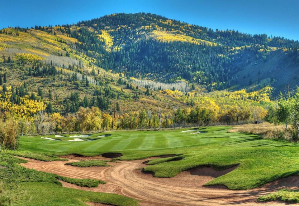 Play a round of golf in the mountains!