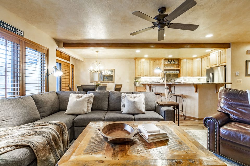 Spending time together is a breeze in this spacious living room!