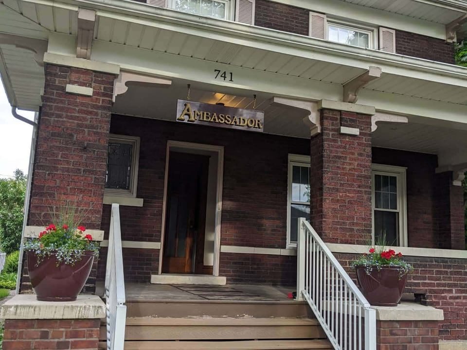 Large front porch perfect for relaxing!