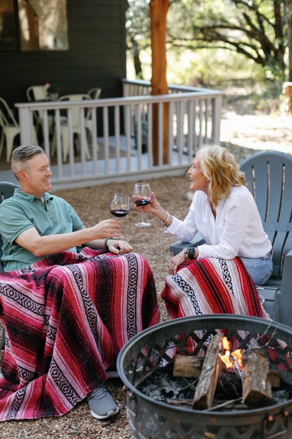 The Lazy Lavender Cottage Firepit