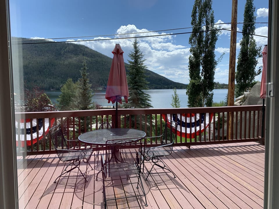 view from living room