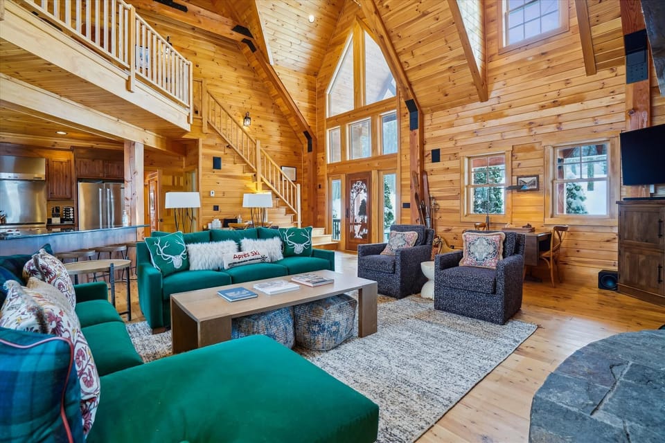 Never miss a minute of your get away with these open sightlines.