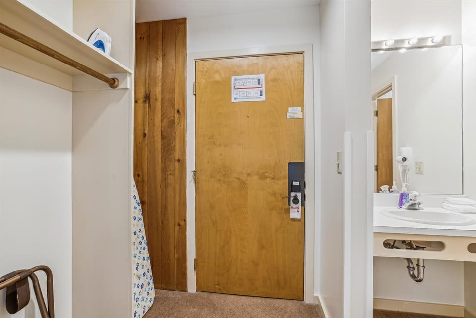 Interior entrance door.