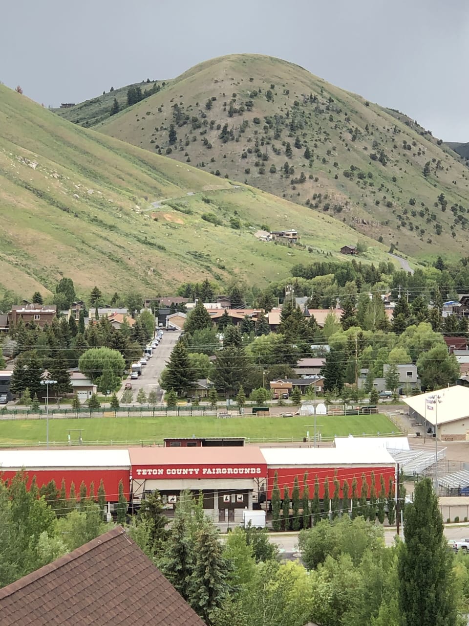 View from front porch of Rodeo and The Northern Buttes