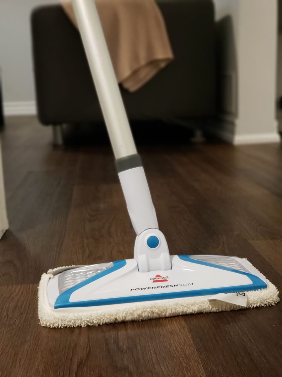 We steam clean the floors too = comfy.