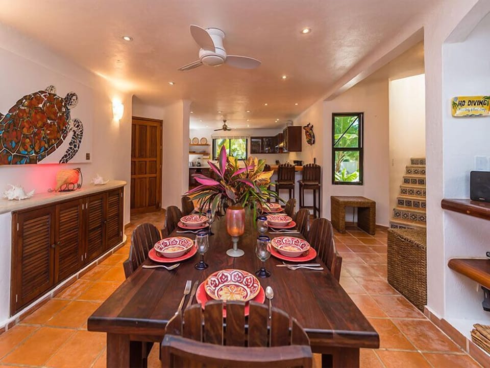 Casa Rosa Tulum dining - Casa Rosa Tulum