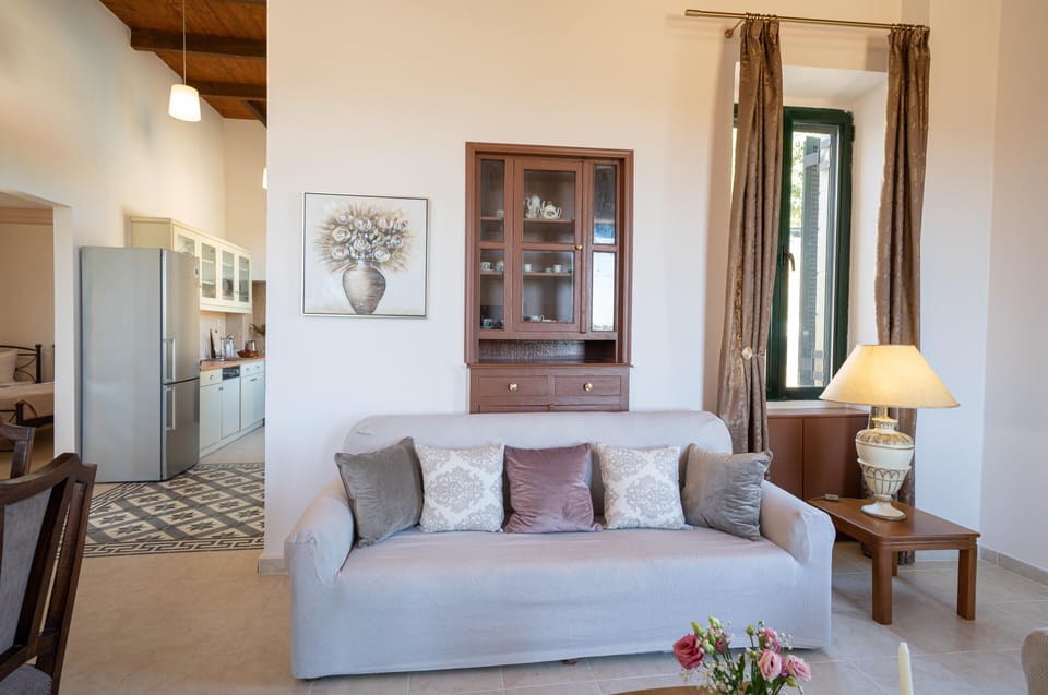The living room.