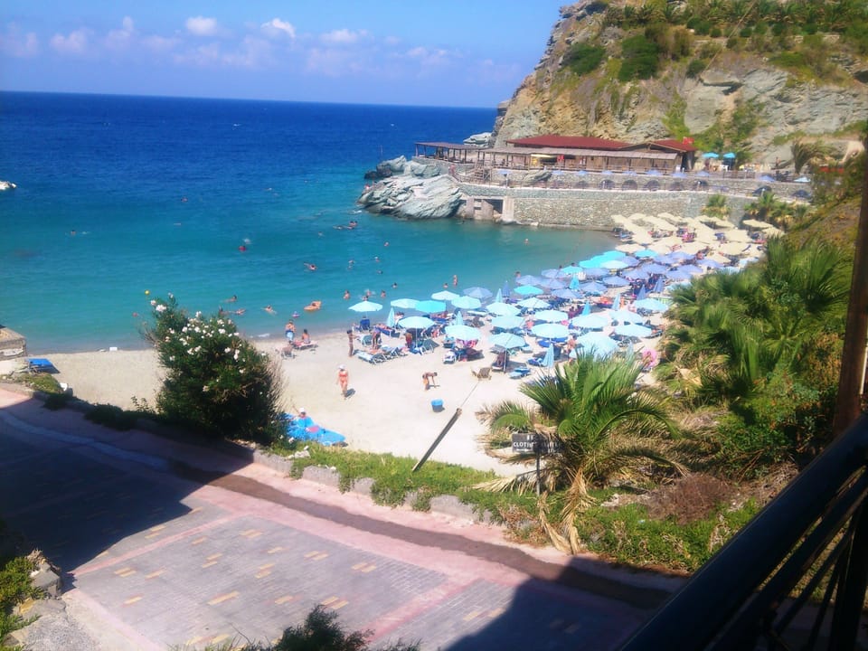 the view from the balcony