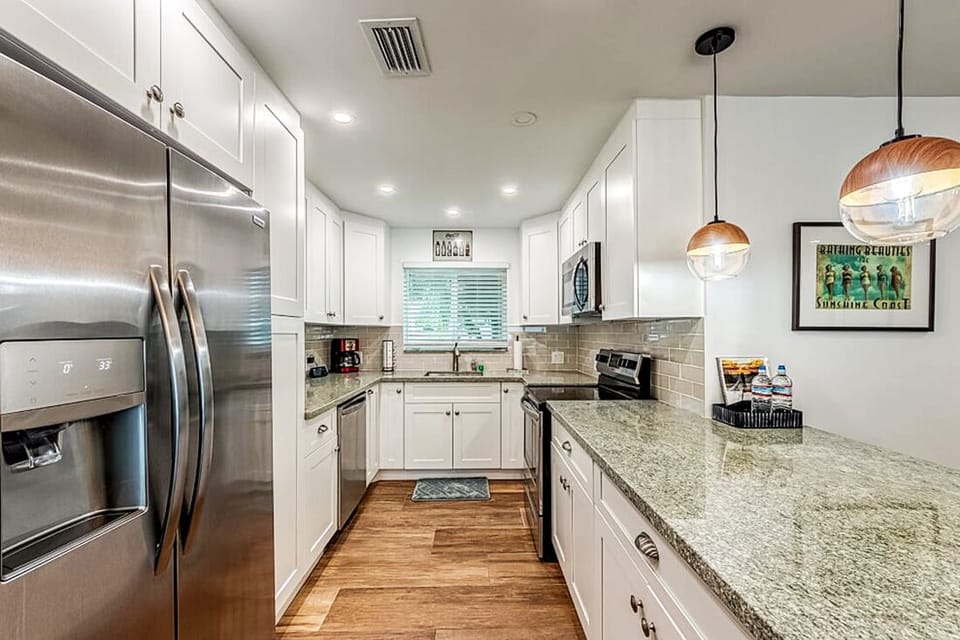 Kitchen is stocked with all your cooking needs