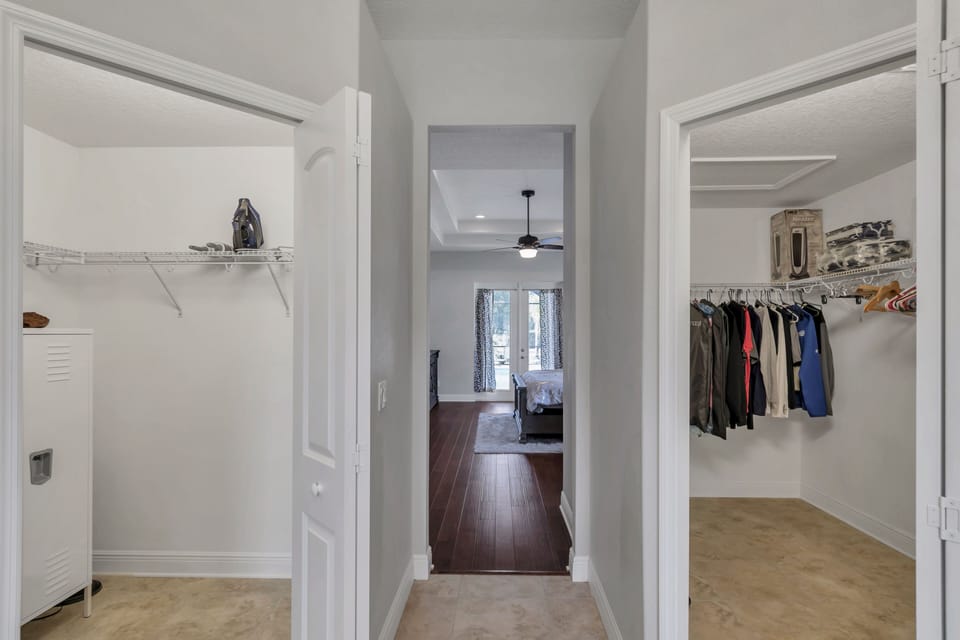 Master "His and Her" Closet