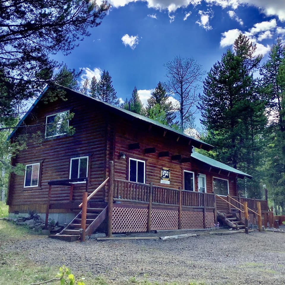 Mighty Moose Log Cabin