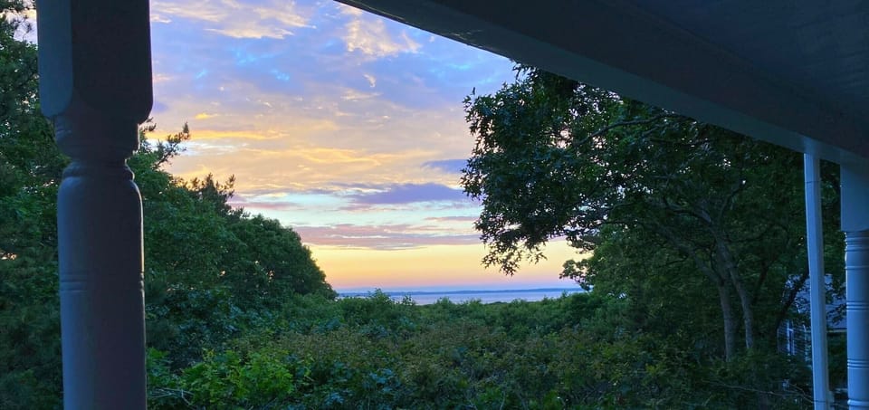 enjoy the georgous sunset while relaxing on the wrap around porch