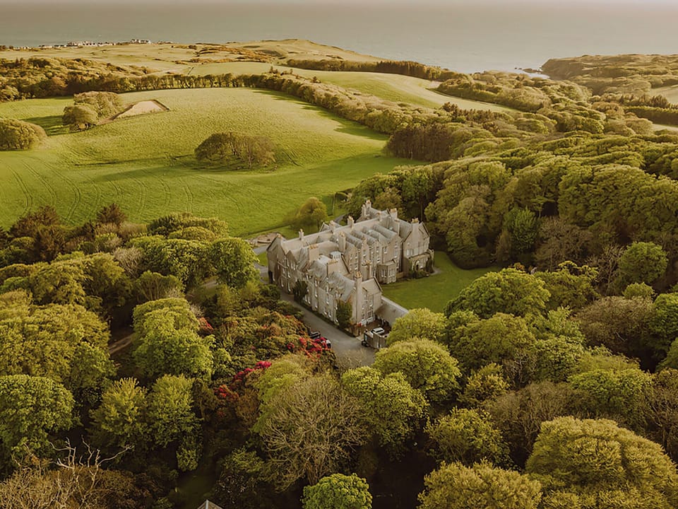 Aerial View of the estate | Dunskey Estate, Portpatrick, near Stranraer
