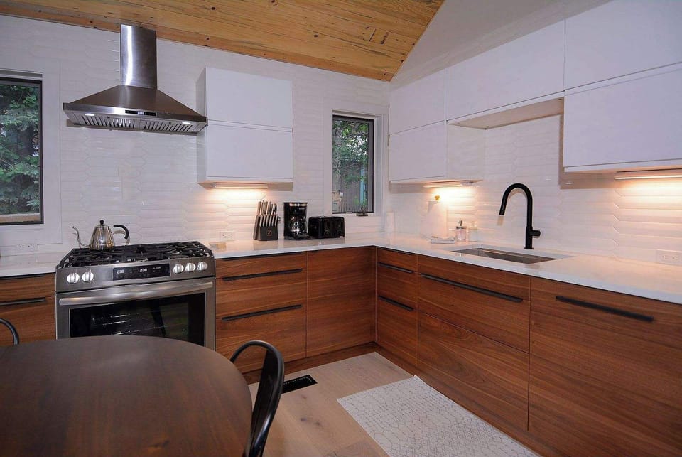 Remodeled kitchen