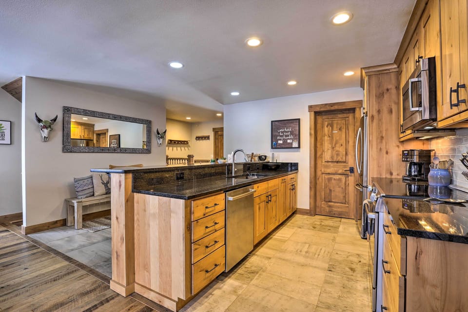 Kitchen | Breakfast Bar Seating | Drip Coffee Maker