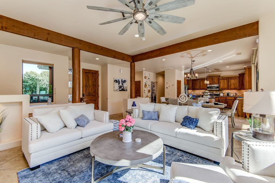 Entry into an Open Floor Plan - Great Room with All New Contemporary Furnishings!