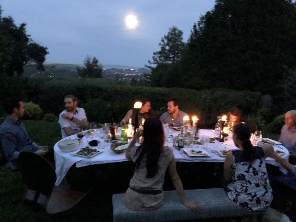 Watch the full moon rise. Legend is Neil Young wrote ‘Harvest Moon’ as a guest 