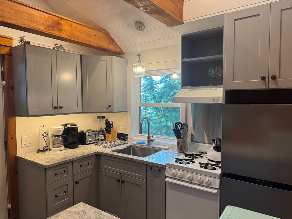 Fully stocked kitchen
