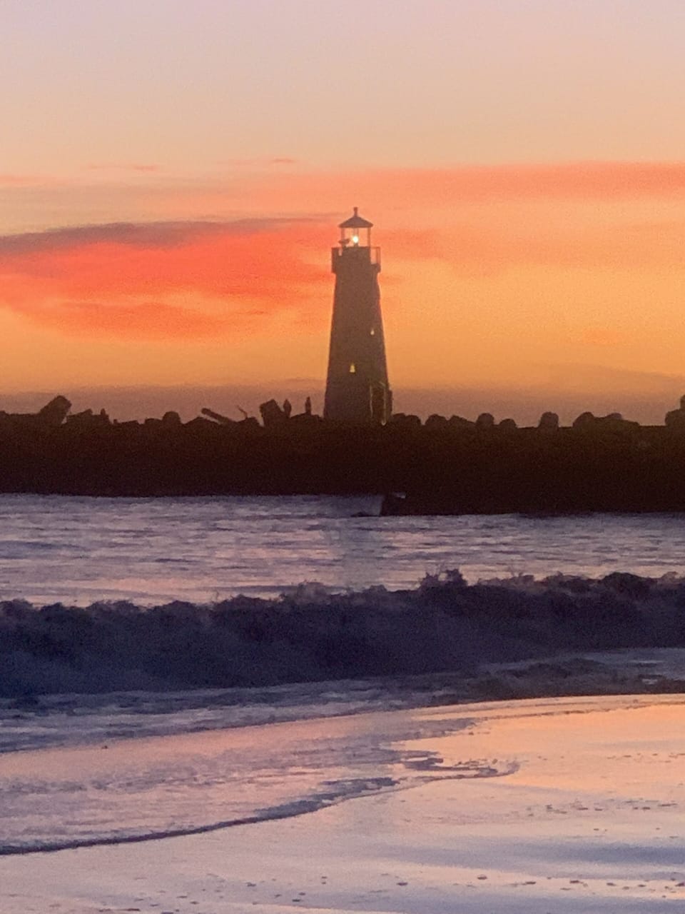 Walk one block to see this view and stroll along the sand.