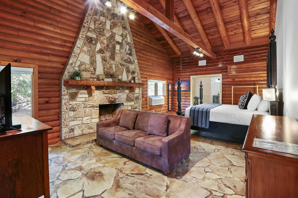 Queen sofa sleeper can host an additional two guests
