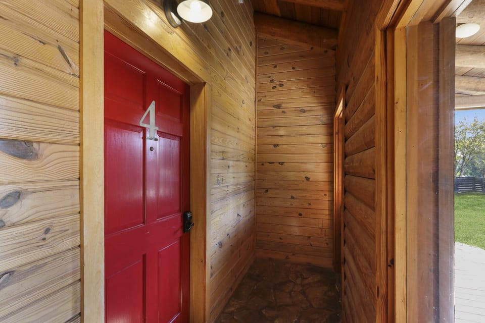 Entry with keypad for check in/out