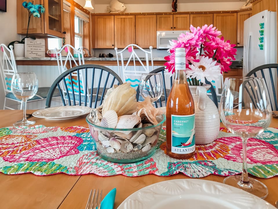 Cheers to dining ocean-side every meal!