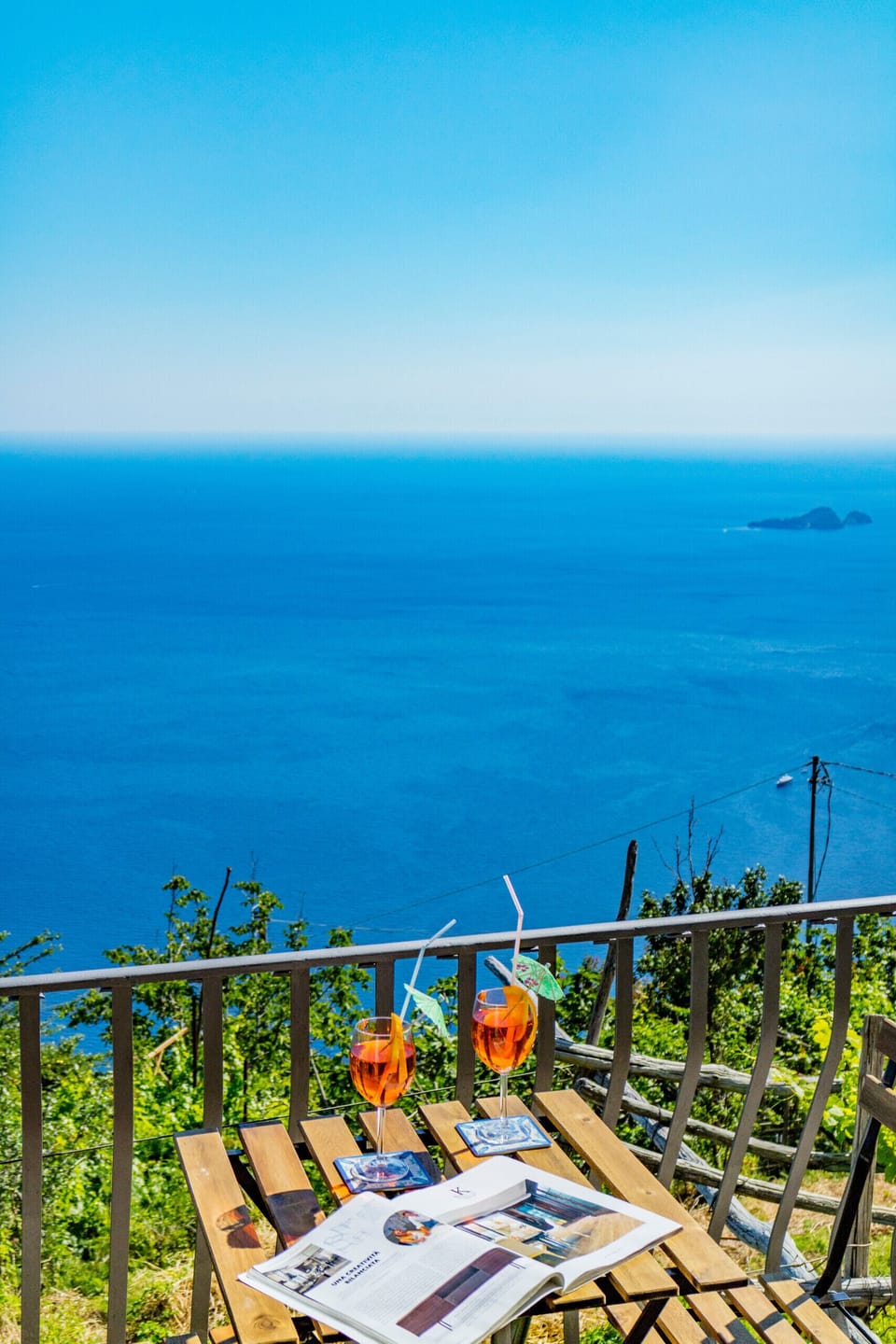 Terrace with seaview