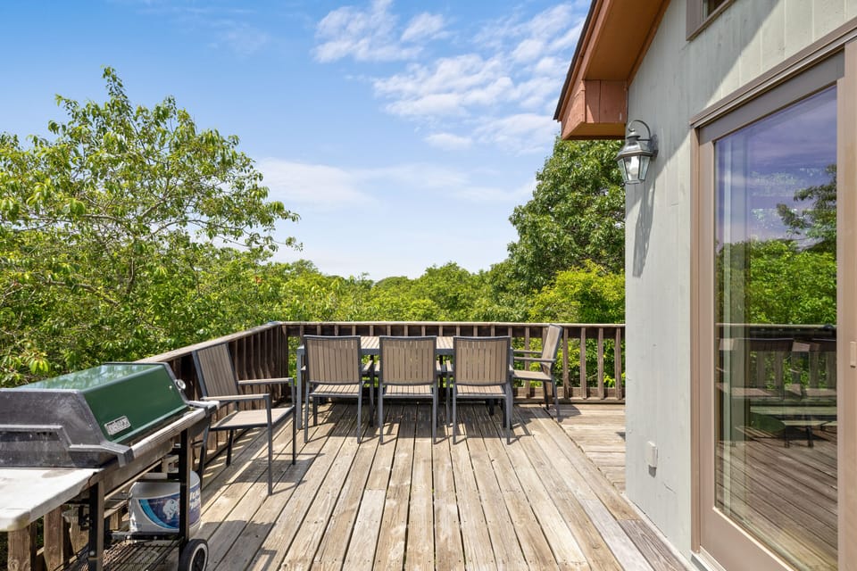 Deck with water view