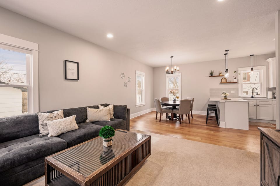 Open Concept Living with lots of room for family and friends